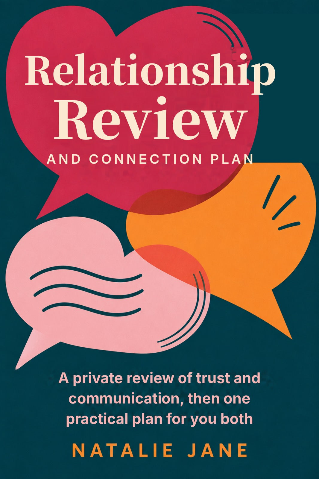 Relationship Review and Connection Plan cover by Natalie Jane